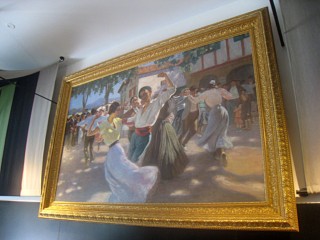 Un tableau au mur