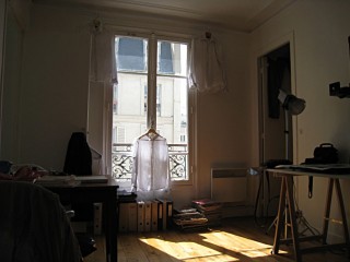 Je passe chez moi étendre le linge