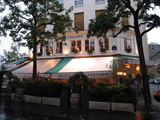 Nous allons au café Louis Philippe