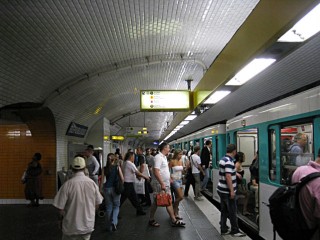 Je prends le métro