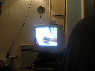 Je regarde la télévision