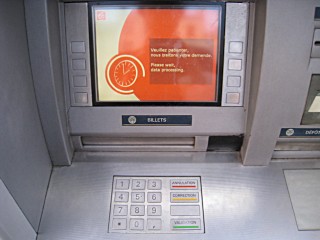 Je retire de l'argent