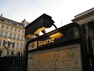 J'arrive à la Bourse