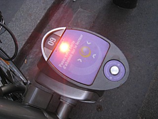 Je gare mon vélo