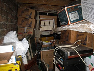 Je stocke ma machine à cafer dans ma cave