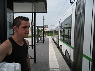 Un tramway arrive