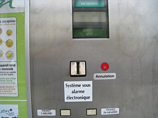 J'achète un ticket pour le tramway