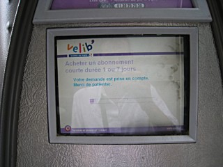Je m'abonne à Vélib