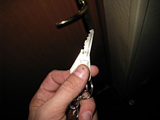 J'ouvre la chambre