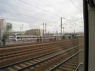 Le train démarre