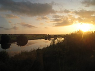 Le soleil se couche