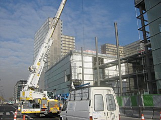 Un cinema MK2 en construction