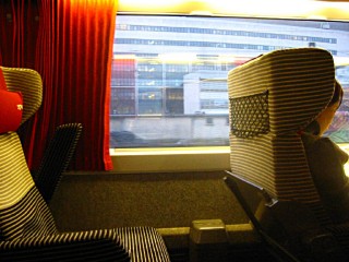 Le train démarre