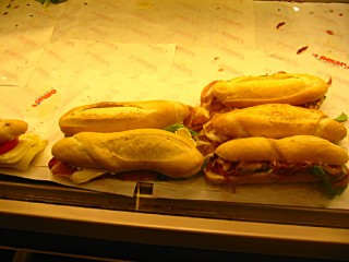 J'achète un sandwich