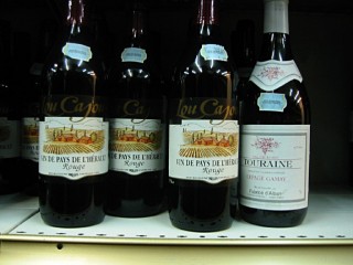 Nous achetons du vin
