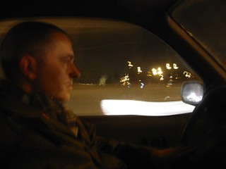Christophe passe me prendre en voiture