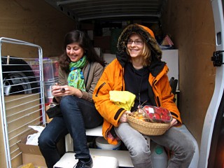 Aurore et Mohini voyageront avec les cartons