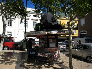 Un kiosque à journaux