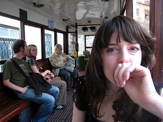 Nous attendons que le tramway démarre
