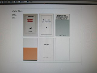 Nous travaillons sur le site de Claire