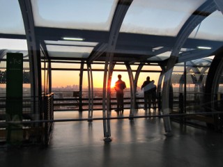 Le coucher de soleil