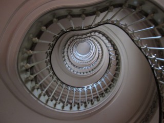 La cage d'escalier