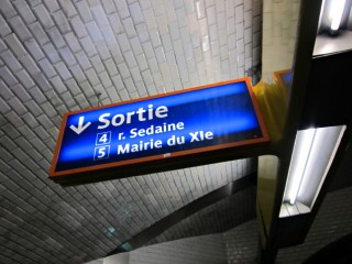 Je sors à Voltaire