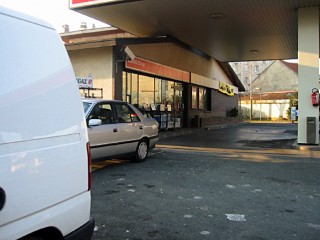 Nous arrivons à la station