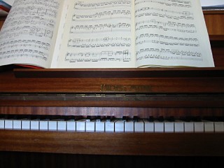 Je joue du piano
