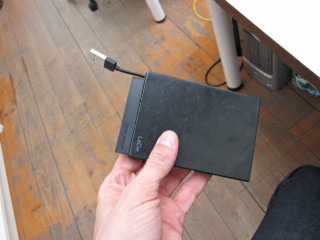 Philippe m'a envoyé un disque dur contenant ses vidéos