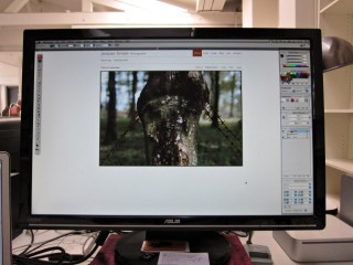 Nous travaillons sur le graphisme de son site internet