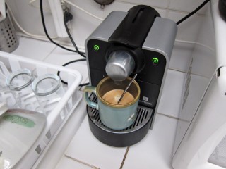 Je bois du café