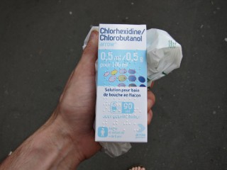 J'achète une solution pour bain de bouche