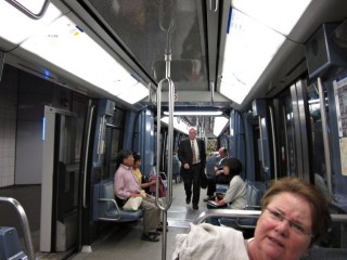 Nous prenons le métro