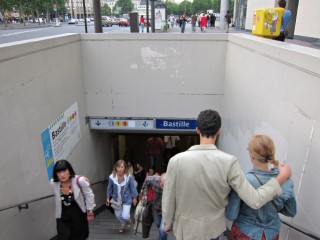 Je prends le métro