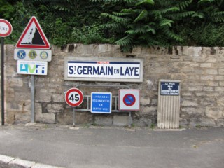 Arrivée à Saint-Germain en Laye