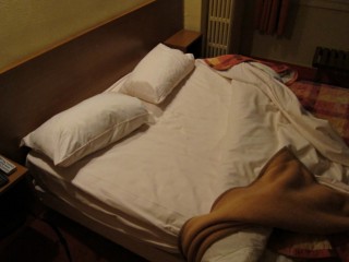 Je me mets au lit