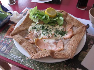 Je mange une galette
