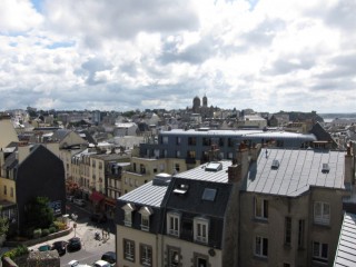 La vue sur la ville depuis le sommet
