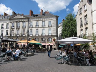 Nous allons place du Bouffay