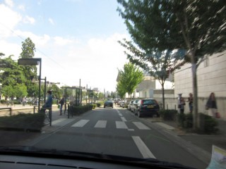 Nous repartons en voiture